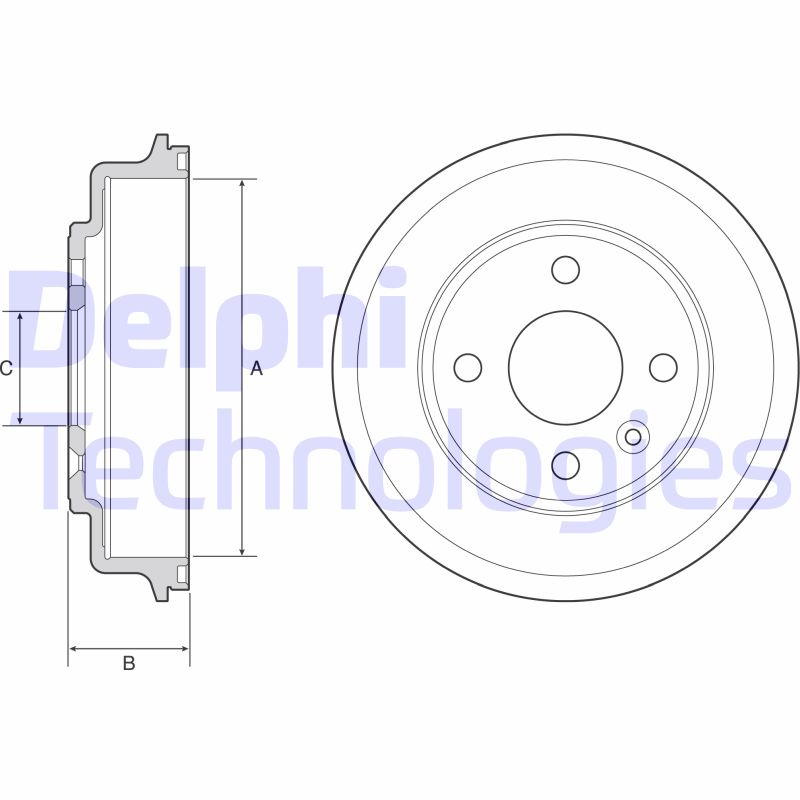 Remtrommel Delphi Diesel BF554