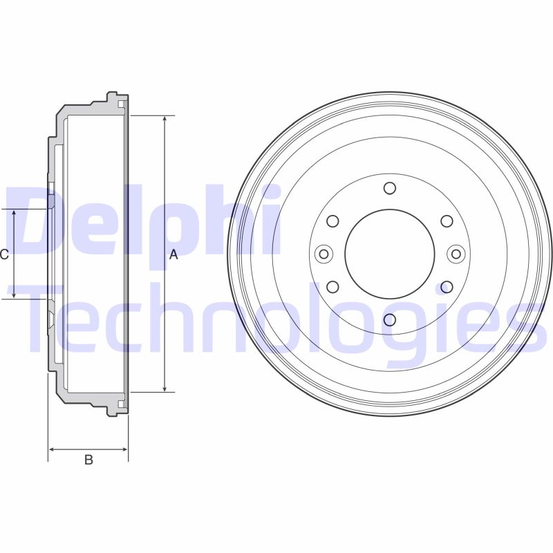 Remtrommel Delphi Diesel BF555