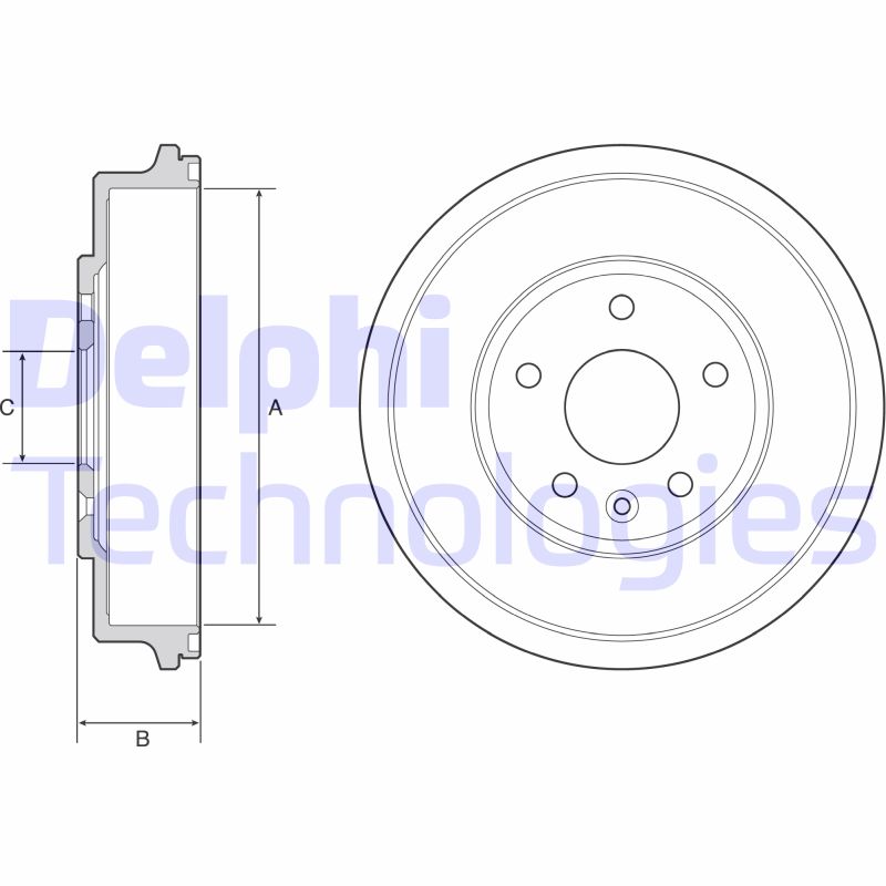 Remtrommel Delphi Diesel BF556