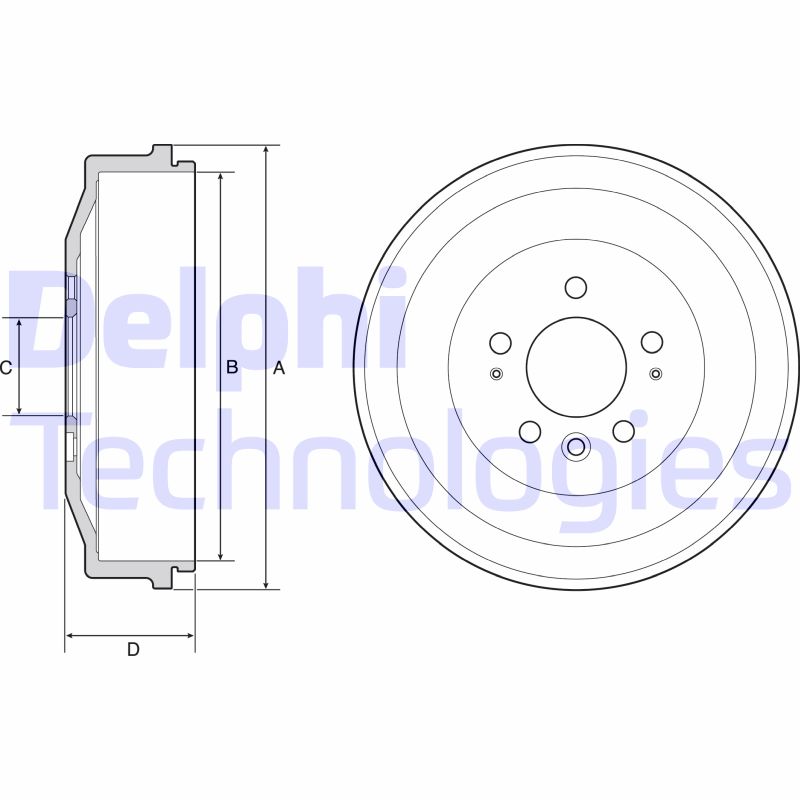 Remtrommel Delphi Diesel BF558