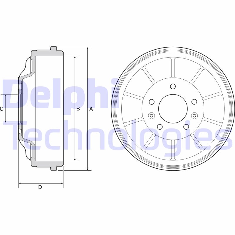 Remtrommel Delphi Diesel BF562