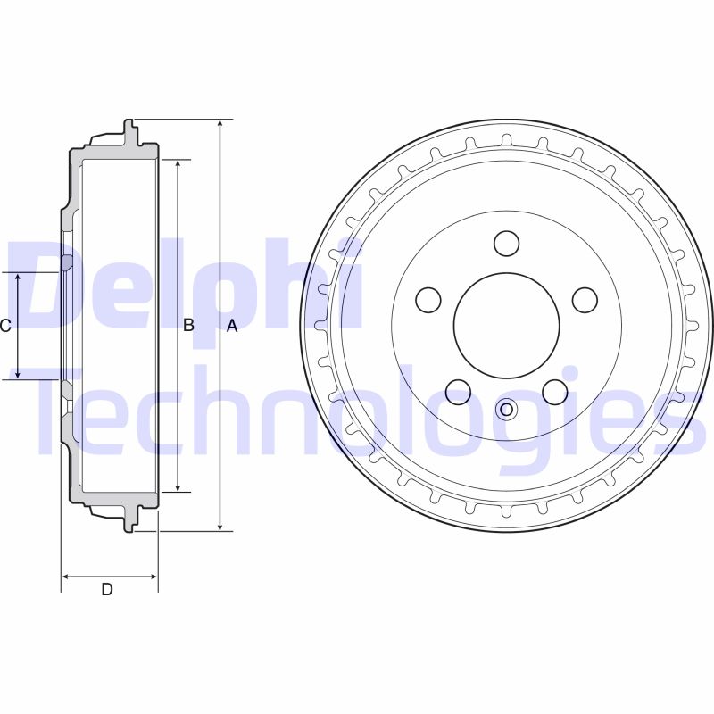 Remtrommel Delphi Diesel BF563