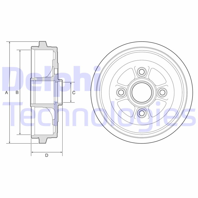 Remtrommel Delphi Diesel BF574