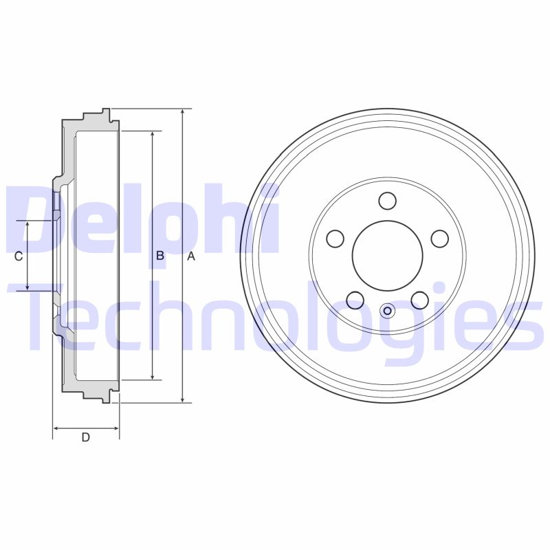 Remtrommel Delphi Diesel BF575