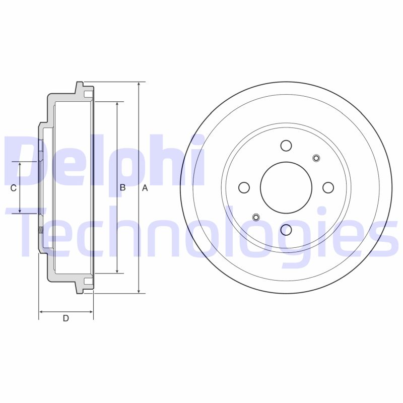 Remtrommel Delphi Diesel BF582