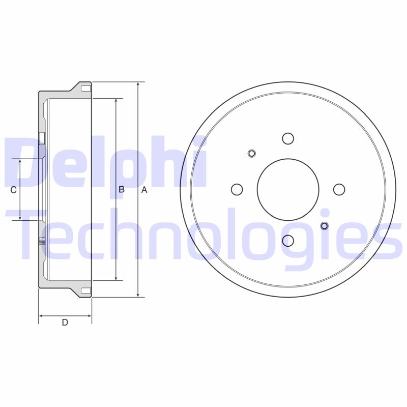 Remtrommel Delphi Diesel BF604