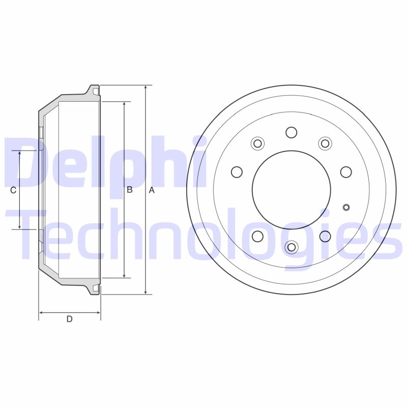 Remtrommel Delphi Diesel BF608