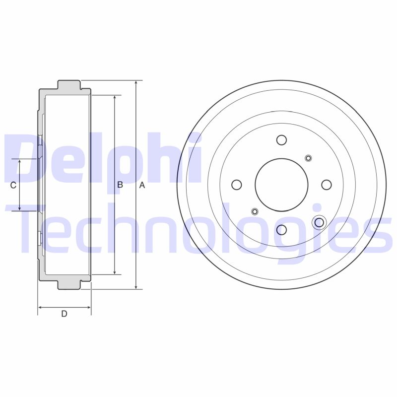 Remtrommel Delphi Diesel BF616