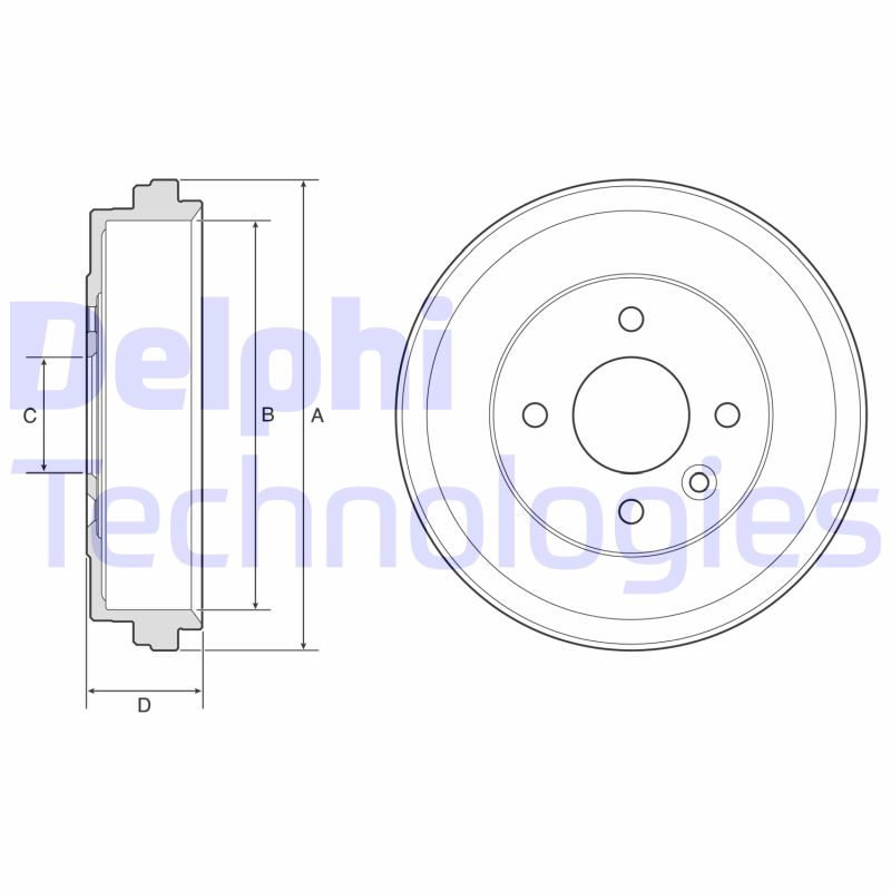 Remtrommel Delphi Diesel BF637