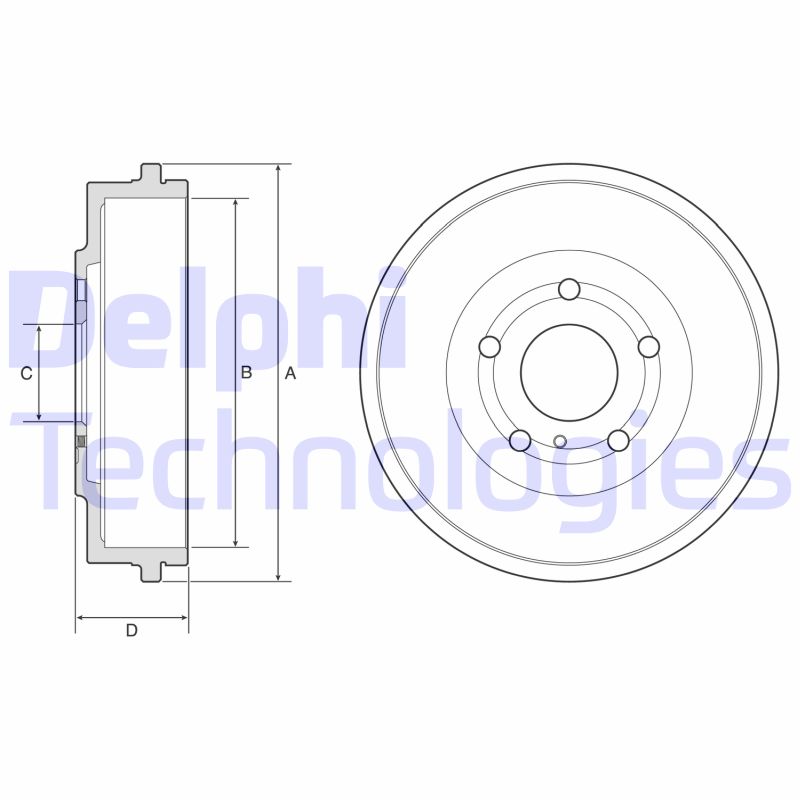 Remtrommel Delphi Diesel BF639