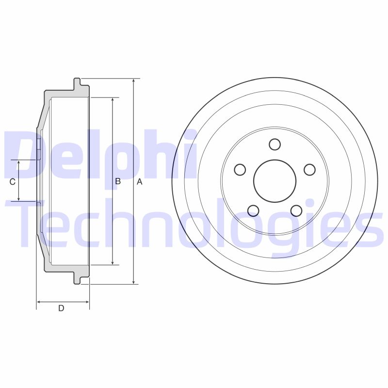 Remtrommel Delphi Diesel BF640