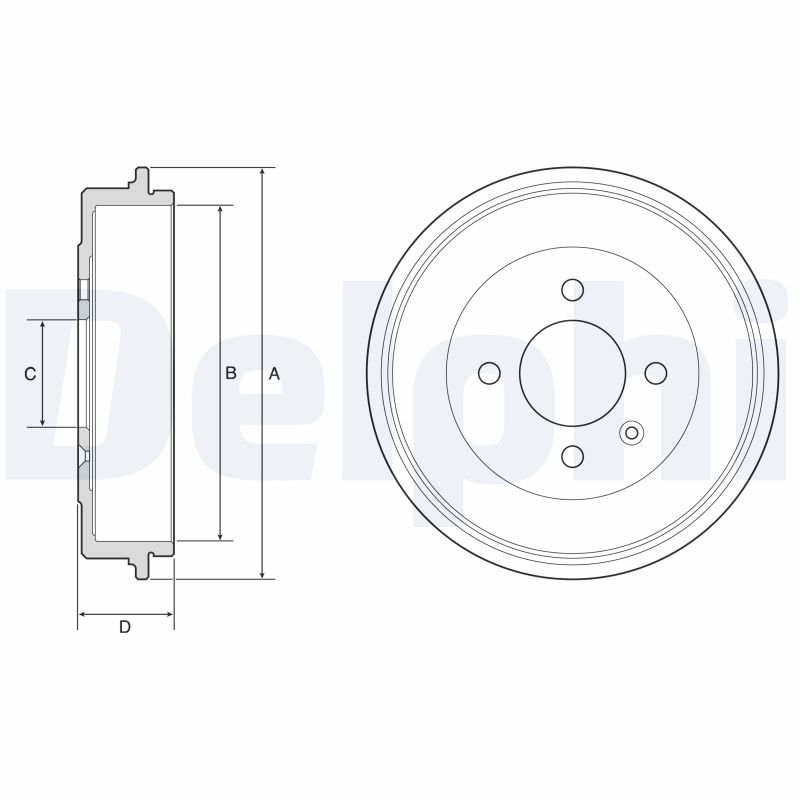 Remtrommel Delphi Diesel BF642