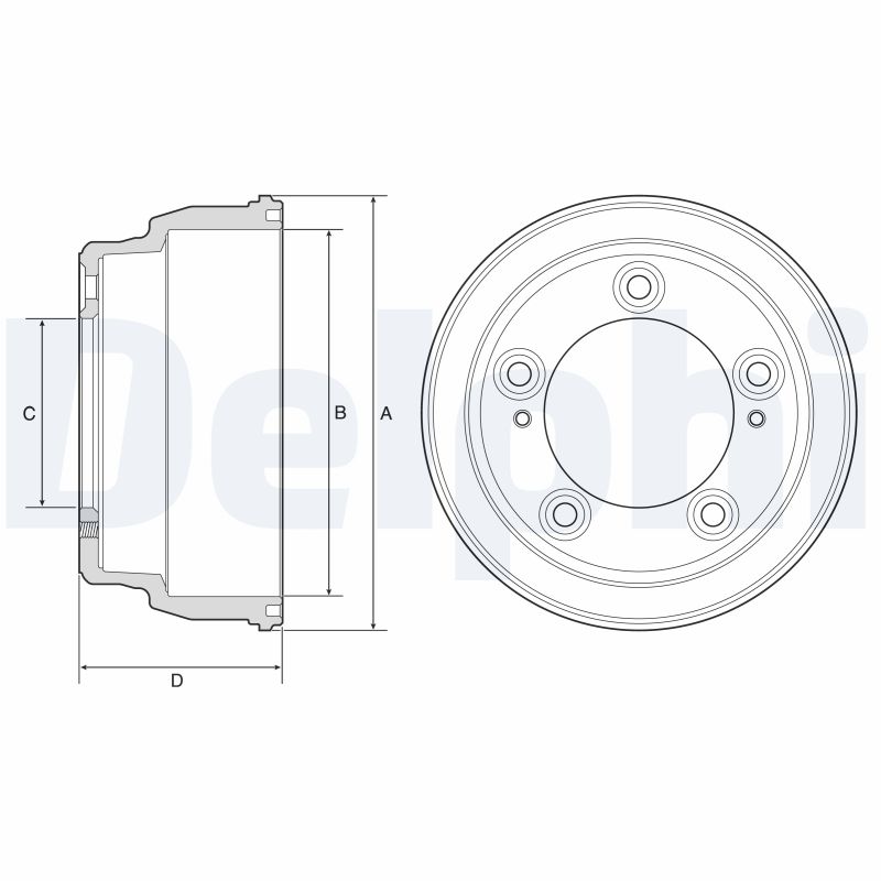 Remtrommel Delphi Diesel BF645