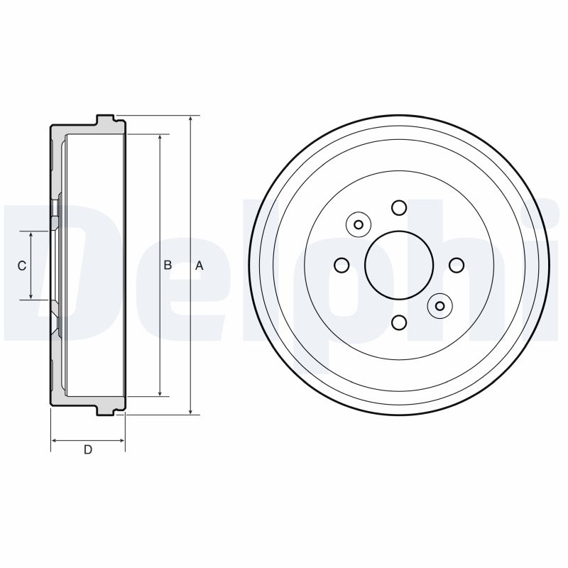 Remtrommel Delphi Diesel BF658