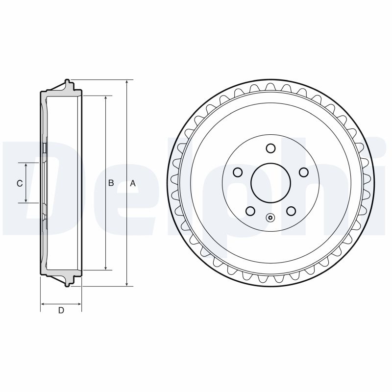 Remtrommel Delphi Diesel BF662