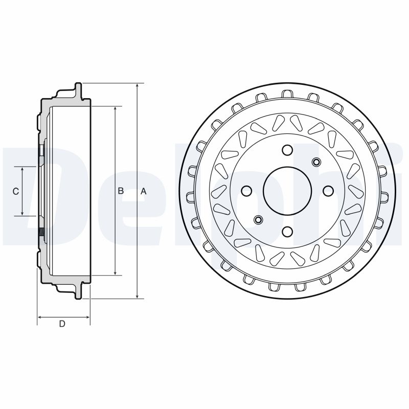 Remtrommel Delphi Diesel BF663