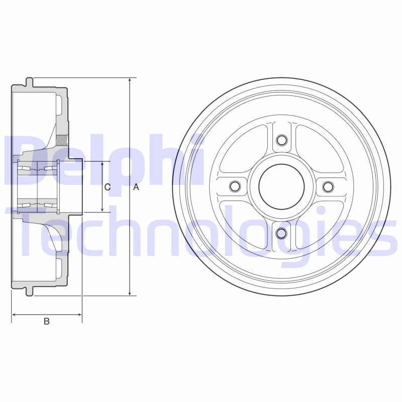 Remtrommel Delphi Diesel BFR624