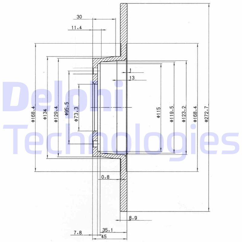 Remschijven Delphi Diesel BG2015