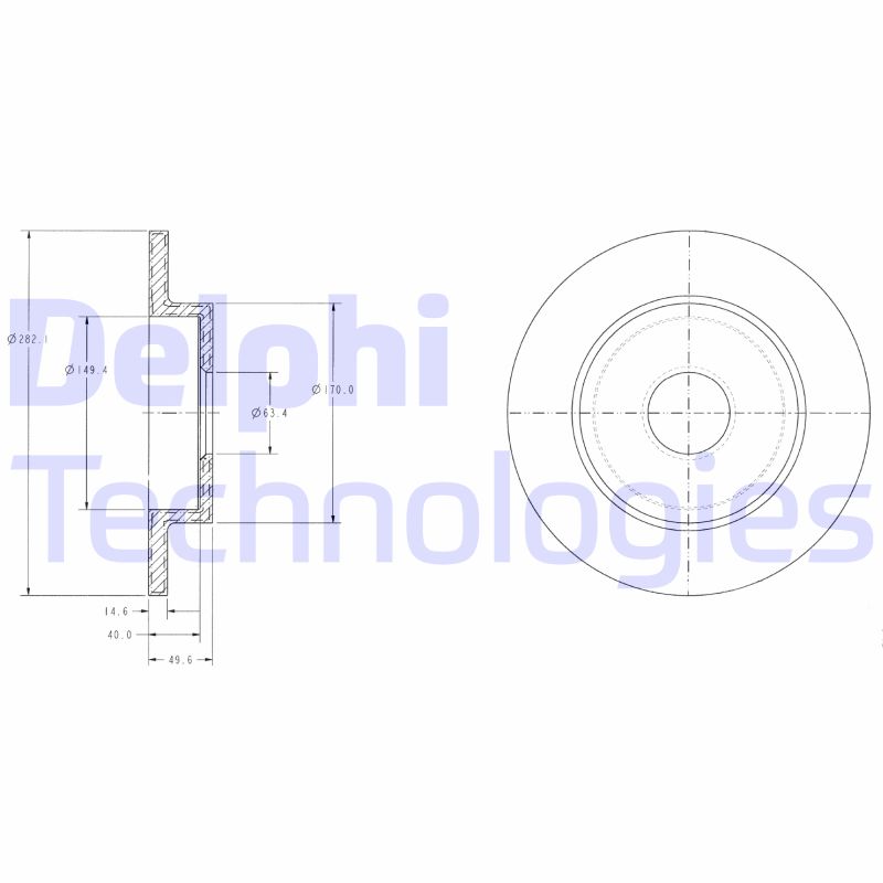 Remschijven Delphi Diesel BG3761