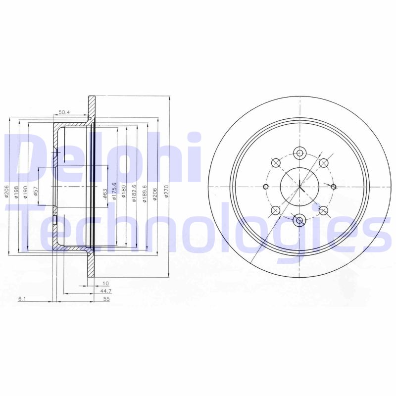 Remschijven Delphi Diesel BG4018