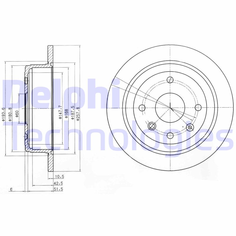 Remschijven Delphi Diesel BG4091