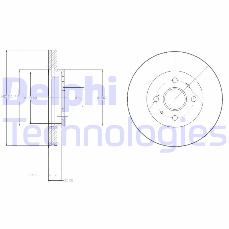 Remschijven Delphi Diesel BG4213