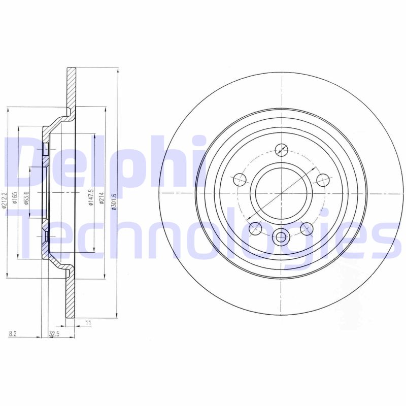 Remschijven Delphi Diesel BG4239