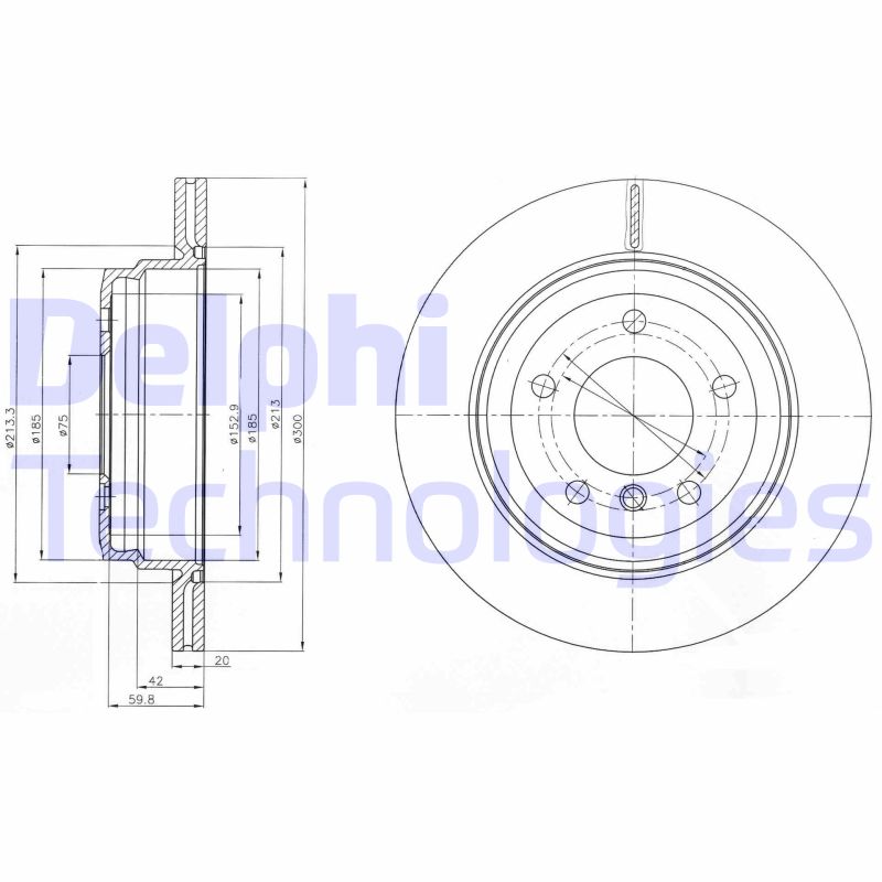 Remschijven Delphi Diesel BG4243