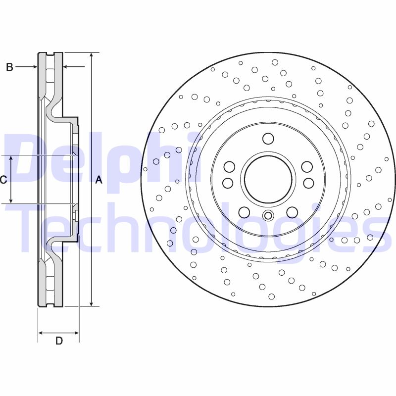 Remschijven Delphi Diesel BG9149C