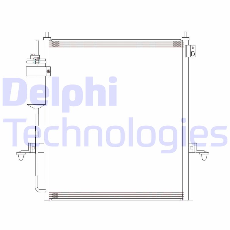 Airco condensor Delphi Diesel CF20286