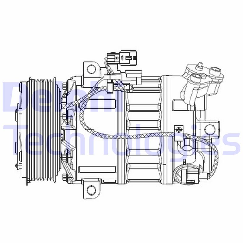 Airco compressor Delphi Diesel CS20477