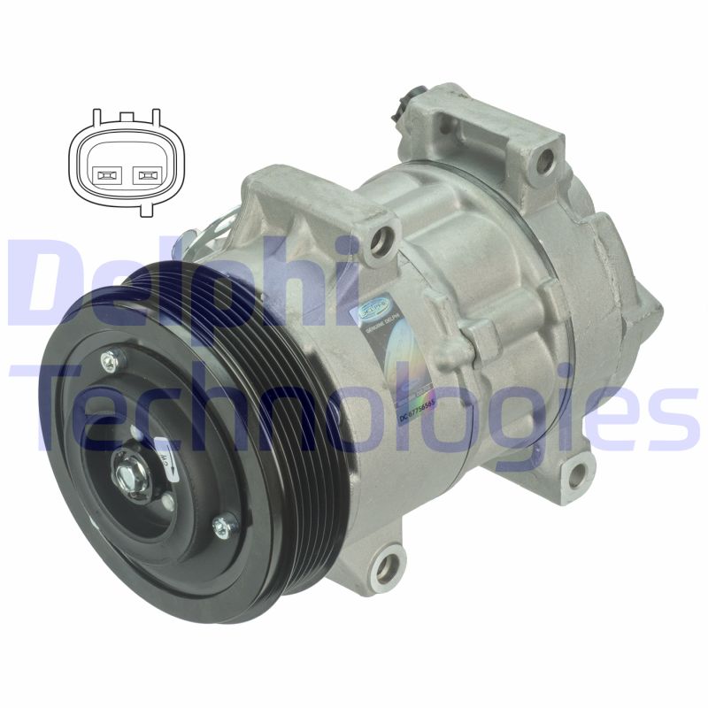 Delphi Diesel Airco compressor CS20478