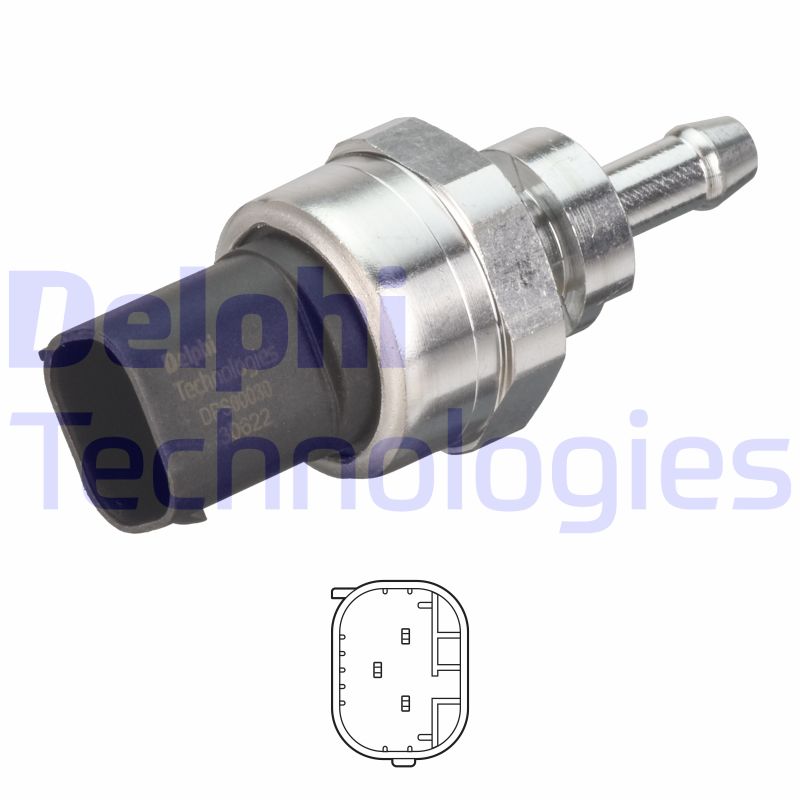 Uitlaatgasdruk sensor Delphi Diesel DPS00030-12B1