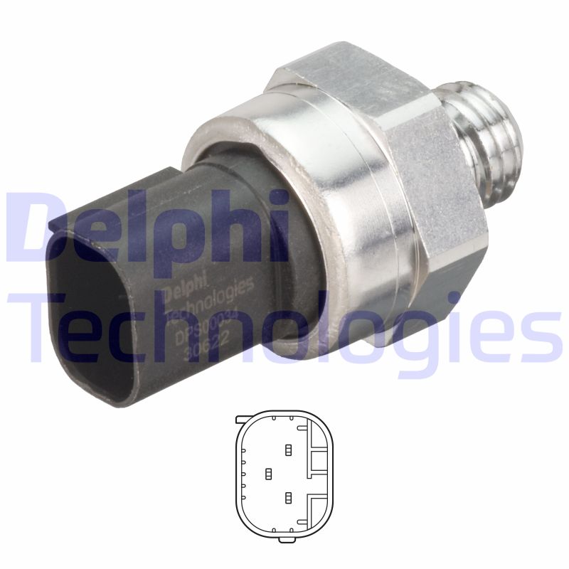 Uitlaatgasdruk sensor Delphi Diesel DPS00034-12B1