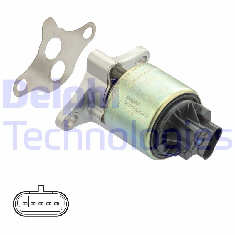 EGR-klep Delphi Diesel EG10397-12B1
