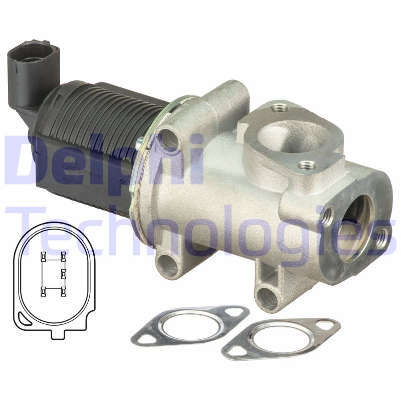 EGR-klep Delphi Diesel EG10403-12B1