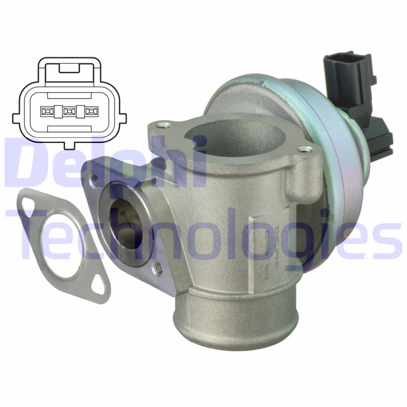 Delphi Diesel EGR-klep EG10406-12B1