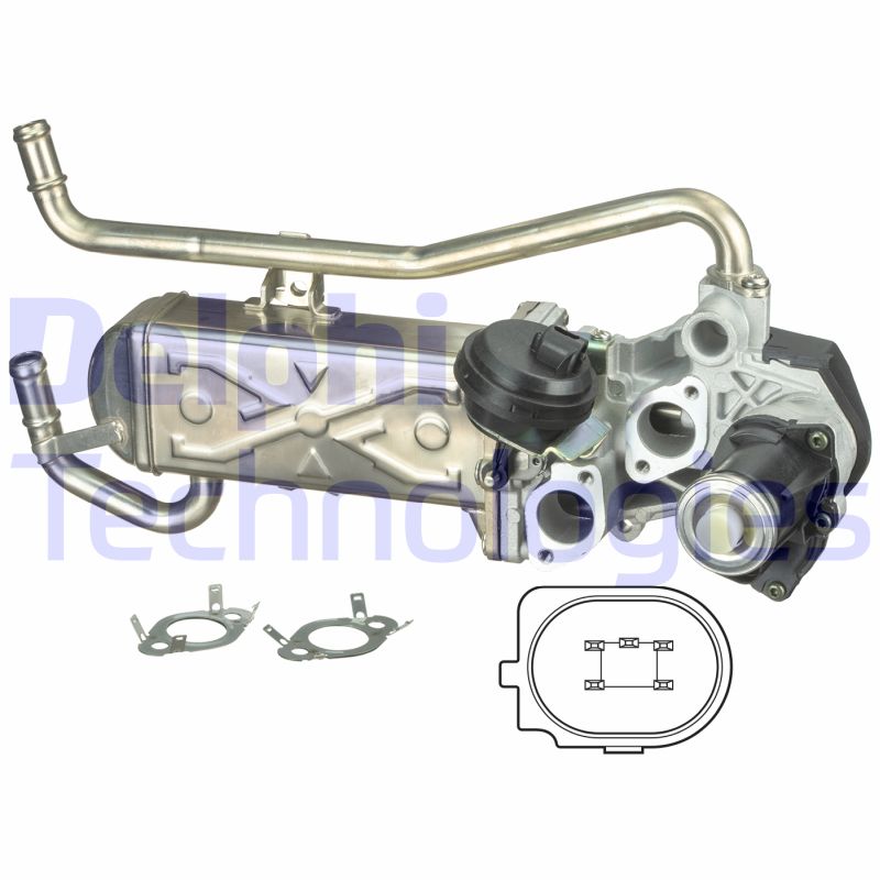 Delphi Diesel EGR-klep EG10432-12B1
