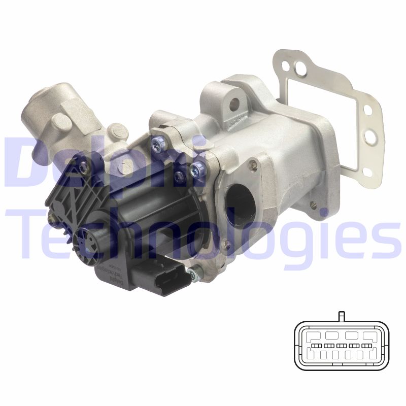 EGR-klep Delphi Diesel EG10437-12B1