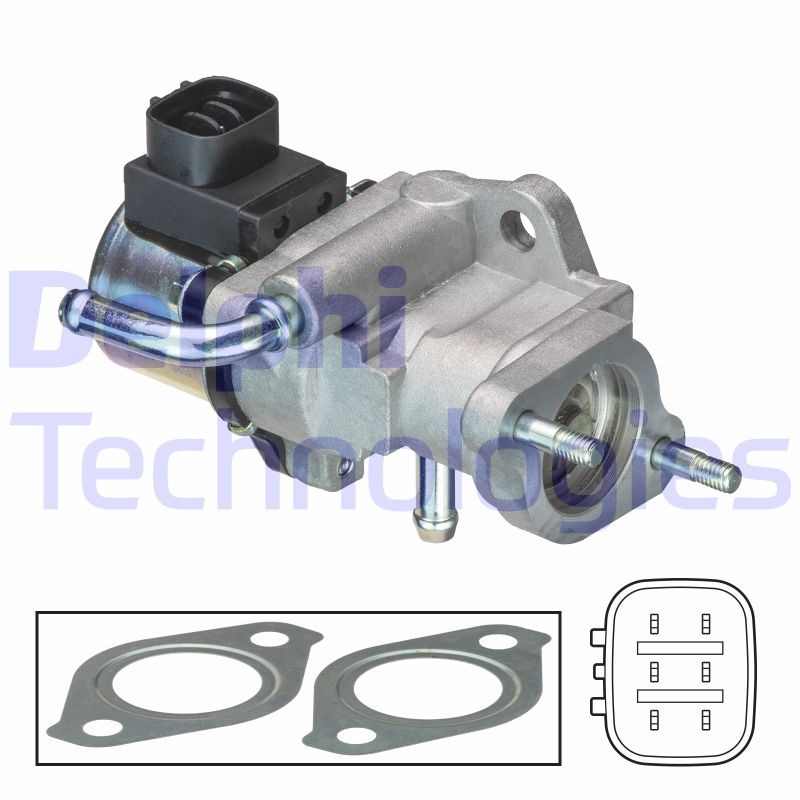 EGR-klep Delphi Diesel EG10441-12B1