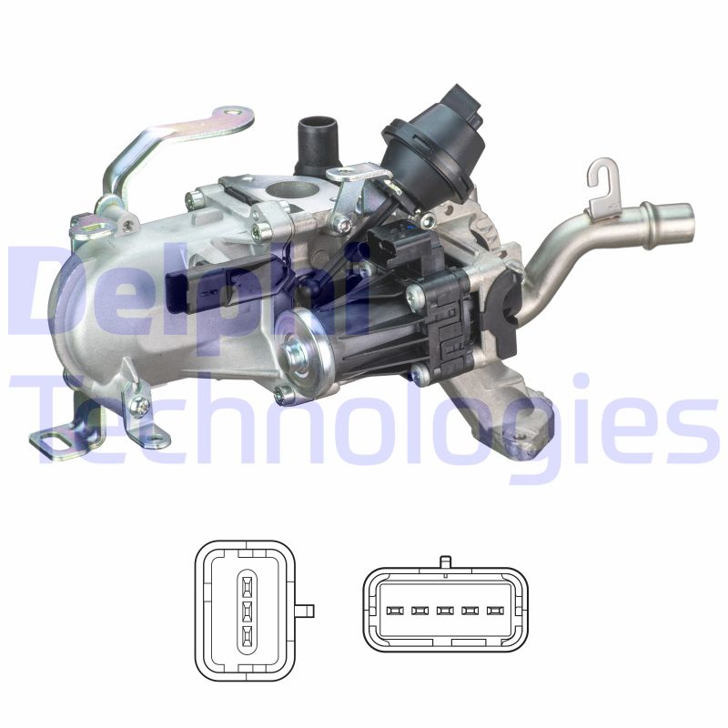 EGR-klep Delphi Diesel EG10452-12B1