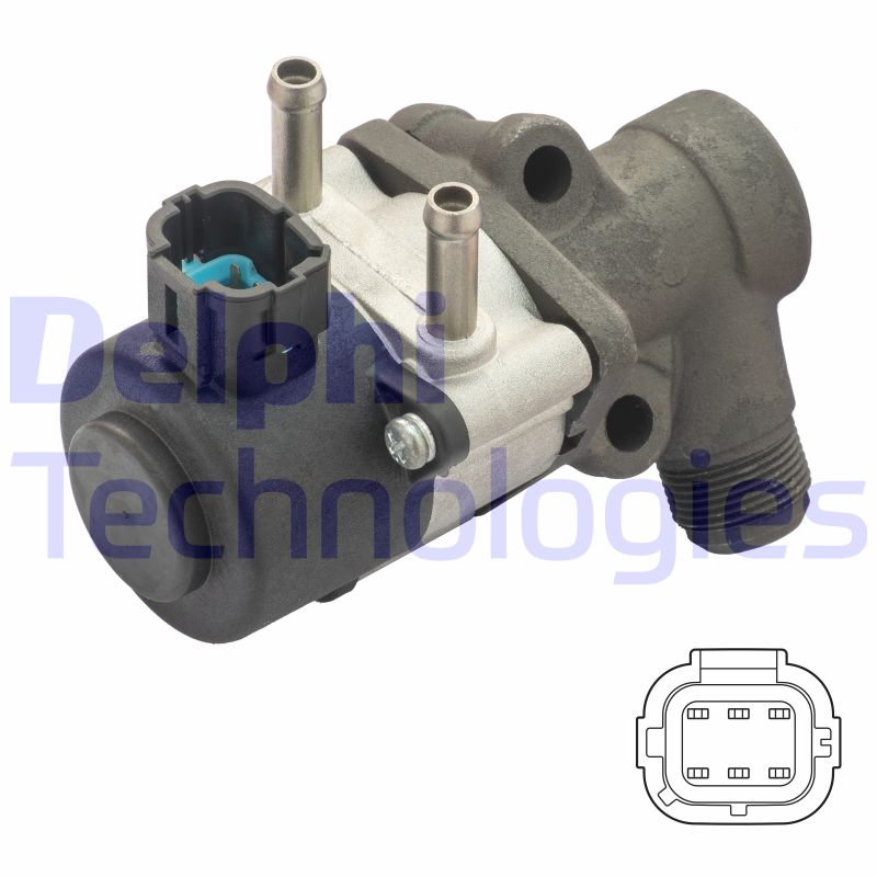 EGR-klep Delphi Diesel EG10456-12B1