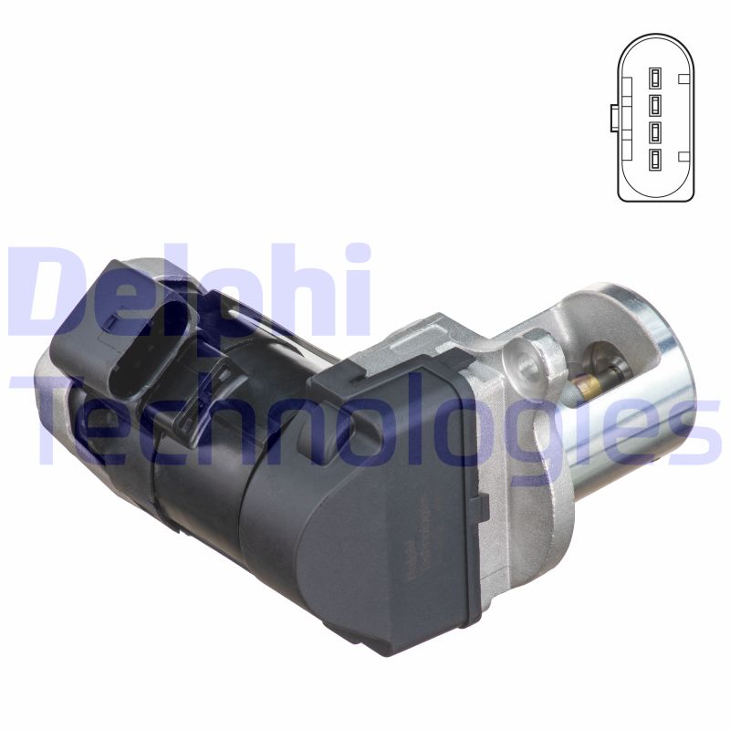 EGR-klep Delphi Diesel EG10485-12B1