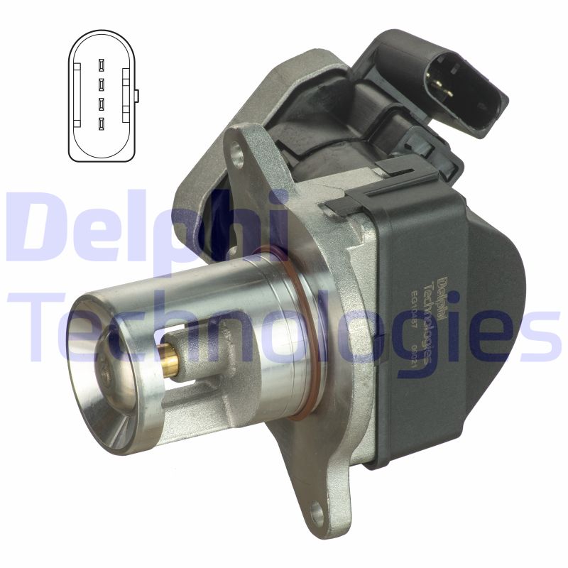 EGR-klep Delphi Diesel EG10487-12B1