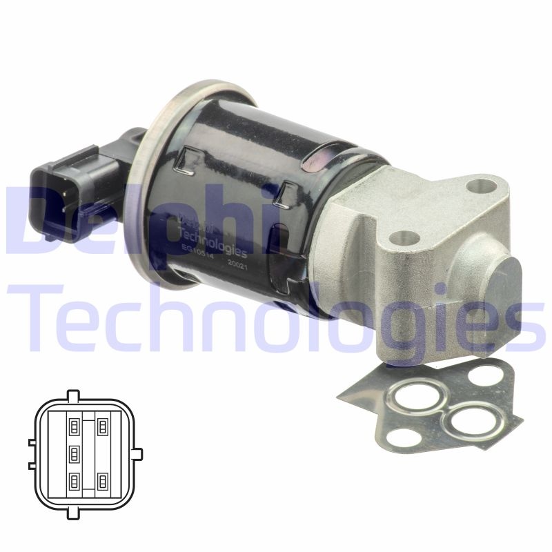EGR-klep Delphi Diesel EG10514-12B1
