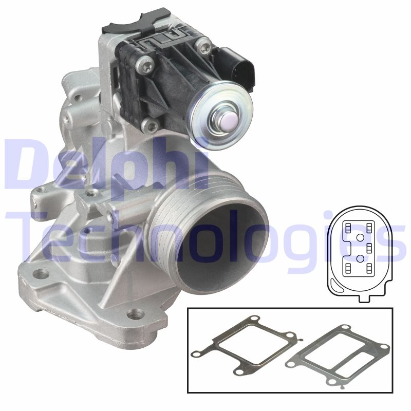 EGR-klep Delphi Diesel EG10548-12B1