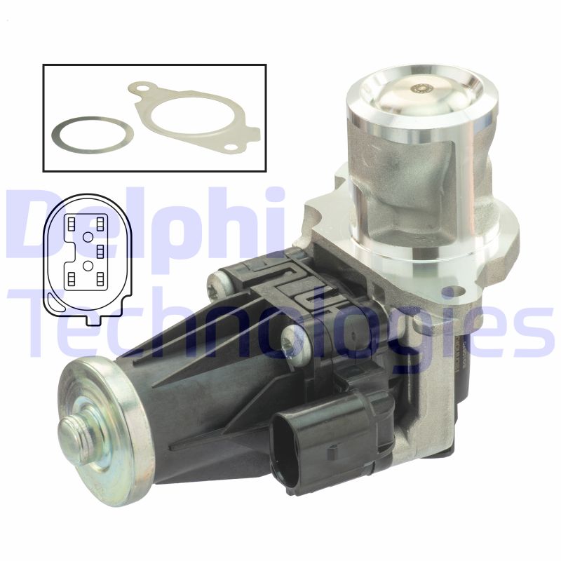 EGR-klep Delphi Diesel EG10570-12B1