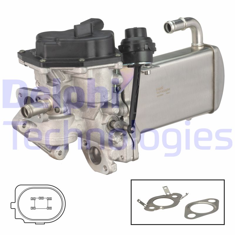 EGR-klep Delphi Diesel EG10584-12B1