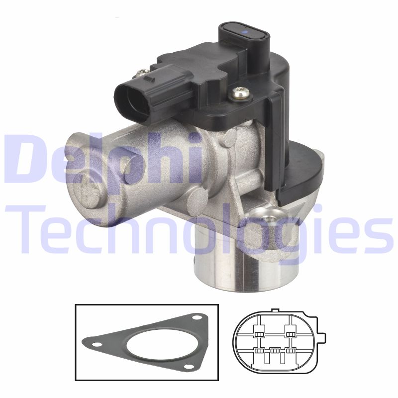 EGR-klep Delphi Diesel EG10617-12B1