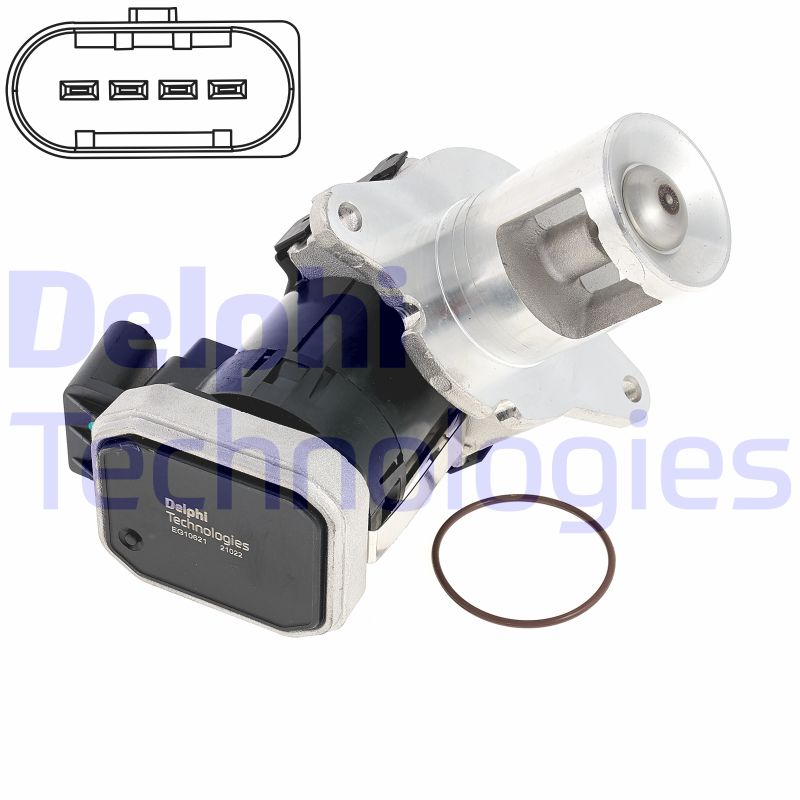 EGR-klep Delphi Diesel EG10621-12B1